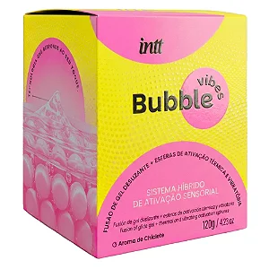 Bubble Vibes Gel 3 Em 1 Desliza Vibra Aquece 120G Intt