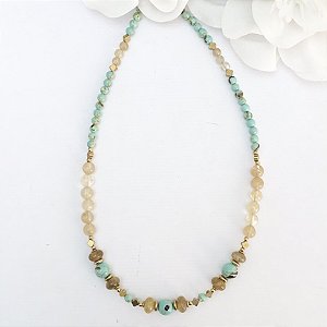 COLAR BOHO LAILA MIX PEDRAS NATURAIS
