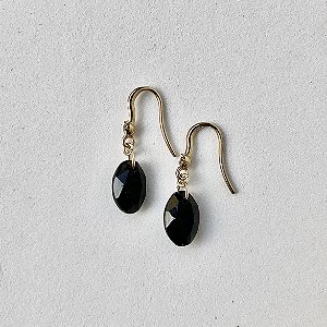 BRINCO GLORIA ONIX FACETADO ZIRCONIA