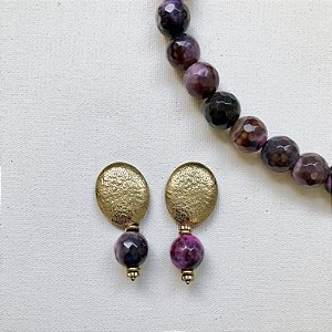 BRINCO ROMA AGATA ROSE DOURADO