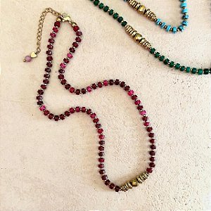 COLAR PALERMO JADE VERMELHA