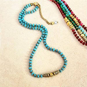 COLAR PALERMO TURQUESA