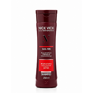 Shampoo S.O.S. Fios Nick Vick Alta Performance 250ml