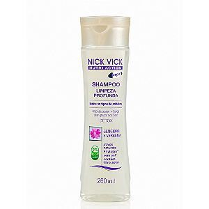 Shampoo Limpeza Profunda Nick Vick Nutri Action 260ml