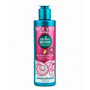 Condicionador Cachos No Poo Nick Vick Antifrizz 300ml
