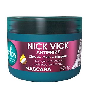 Máscara Cachos Nick Vick Antifrizz 200g