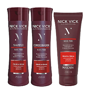 Kit S.O.S Fios Nick Vick Alta Performance