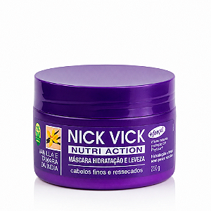 Máscara Nick Vick Hidratação e Leveza Nutri Action 200g