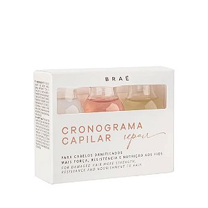 Kit BRAÉ Cronograma Capilar Repair Ampola Capilar 3x13ml