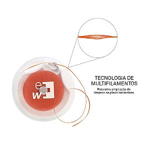Edel White Fio Dental Encerado Easy Tape Menta 70m