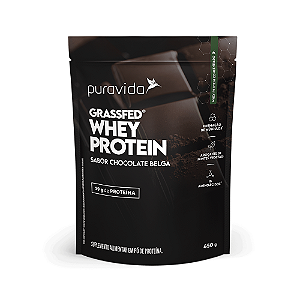 Puravida Whey Protein GrassFed Chocolate Belga 450g