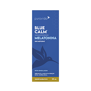 Puravida Blue Calm Melatonina em Gotas