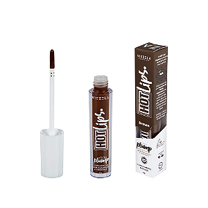 Vizzela Hot Lips Brown Gloss Labial