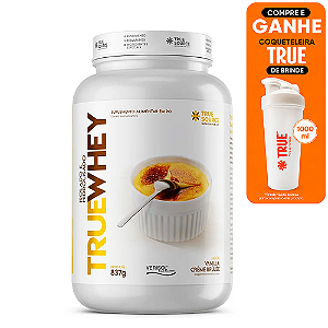 True Source Whey Iso/Hidro Crème Brûlée 837g | com Colágeno Verisol®