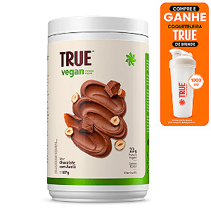 True Source True Vegan Proteína Chocolate com Avelã 837g