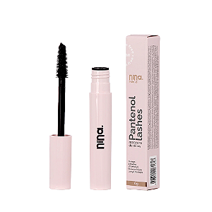 Nina Makeup Pantenol Lashes Alonga e Define Máscara de Cílios