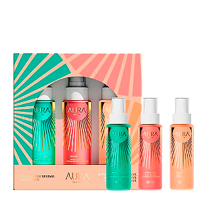 Kit Aura Beauty Mini Body Splash Trilogia das Deusas 60ml