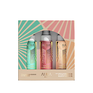 Kit Aura Beauty Mini Body Splash Trilogia das Deusas 60ml