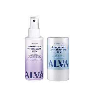 Kit Alva Transição Desodorante Natural - Lavanda
