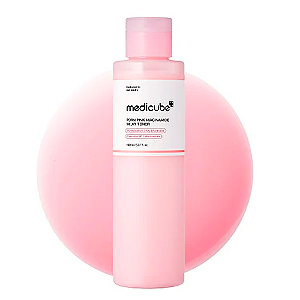 Medicube PDRN Pink Niacinamide Milky Toner Tônico Facial - com PDRN + Niacinamida