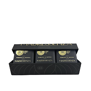 Madressenza Pimenta e Neroli Estojo de Sabonetes 3un