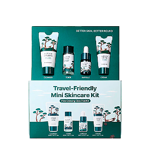Kit Travel Round Lab Pine Calming Cica 4 produtos Mini