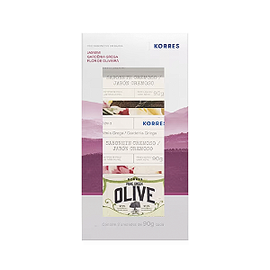 Kit Korres Milos Island Sabonetes em Barra (3 produtos)