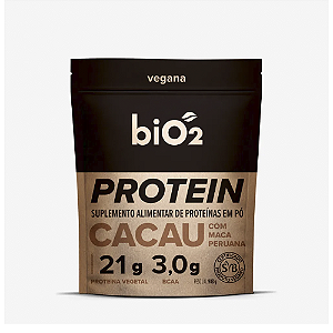biO2 Proteína Vegetal Sabor Cacau e Maça Peruana 908g