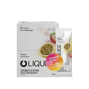LIQUIDZ Maracujá Morango Eletrólitos Zero açúcares e Sem corante