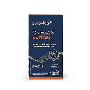 Puravida Omêga 3 Antiox+ 60caps