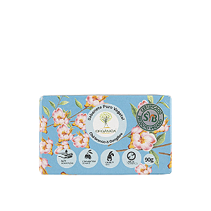 Orgânica Chá Branco & Gengibre Sabonete em Barra Vegetal 90g
