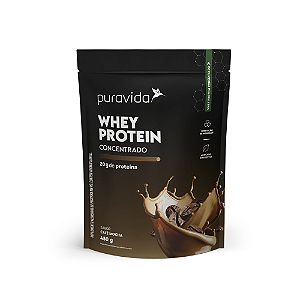 Puravida Café Mocha Whey Concentrado 450g