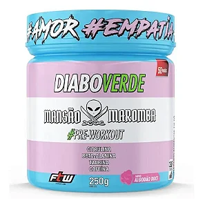 Diabo Verde #Pre-Workout Algodão Doce Mansão Maromba  250G  Ftw