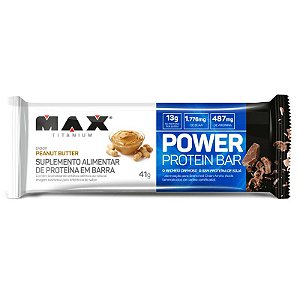 Power Protein Bar Peanut Butter 41G Max Titanium