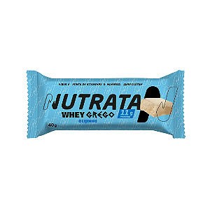 Whey Grego Bar Beijinho 40G Nutrata