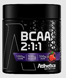 100% Bcaa 2:1:1 Flavour 210G Frutas Vermelhas - Atlhetica Nutrition