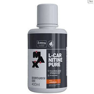 L-Carnitine Pure Pote 400Ml Laranja Max Titanium