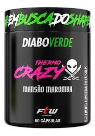 Diabo Verde #Thermocrazy Mansão Maromba 60 Caps Ftw