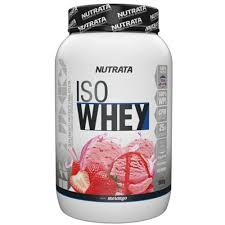 Iso Whey Morango 900G Nutrata