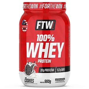 100% Whey Pote 900G Cookies - FTW