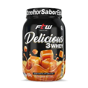 Delicious Doce De Leite Argentino 3Whey Ftw 900Gr FTW