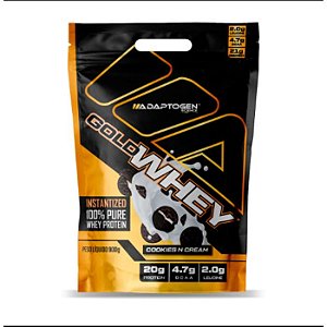 Gold Whey Cookies N Cream 900G Bag Adaptogen