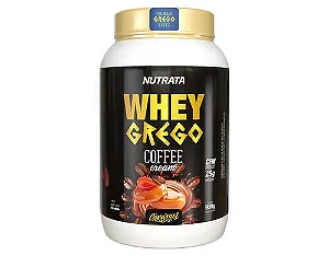 Whey Grego Pote  Coffee Cream Caramel 900G Nutrata