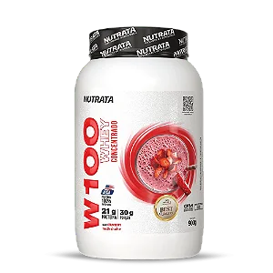 W100 Pote Morango 900G Nutrata