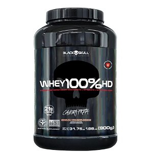 Whey 100% Hd Chocolate 900G Black Skull