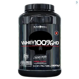 Whey 100% Hd Morango 900G Black Skull