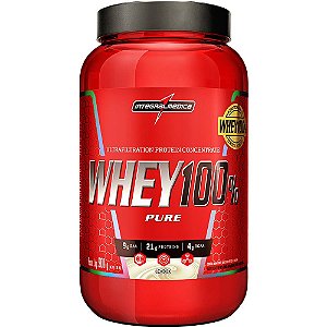Whey 100% Pure Pote Coco 900G  Integralmédica