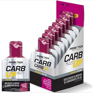 Carb Up Gel Super Fórmula Display 10 Sachê Açaí Com Guaraná Probiotica