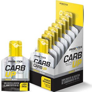 Carb Up Gel Super Fórmula Display 10 Sachê Banana Probiotica