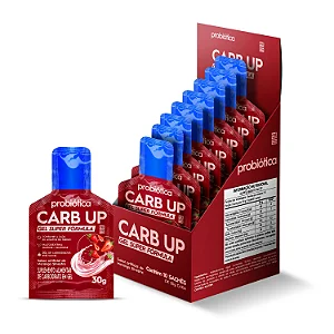Carb Up Gel Super Fórmula Display 10 Sachê Morango Silvestre Probiotica